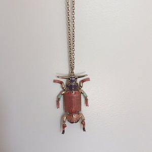 Pretty Beetle Necklace